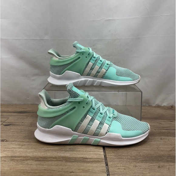 Adidas‎ Equipment EQT Racing ADV W Mint Green White Sneakers Woman's Size 11 - Picture 1 of 10